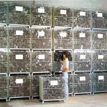 warehouse folding steel cage